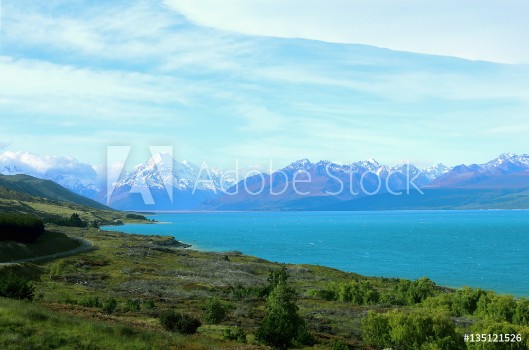 Picture of Lake Puringa and Mt Cook